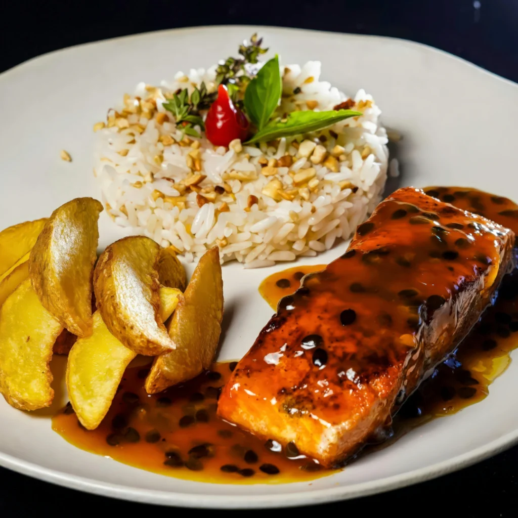 Salmão-ao-Maracujá
