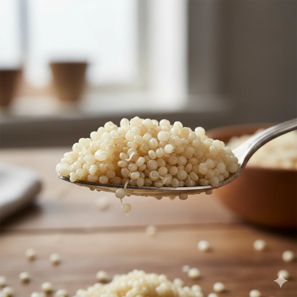 Técnica de Afofar a Quinoa