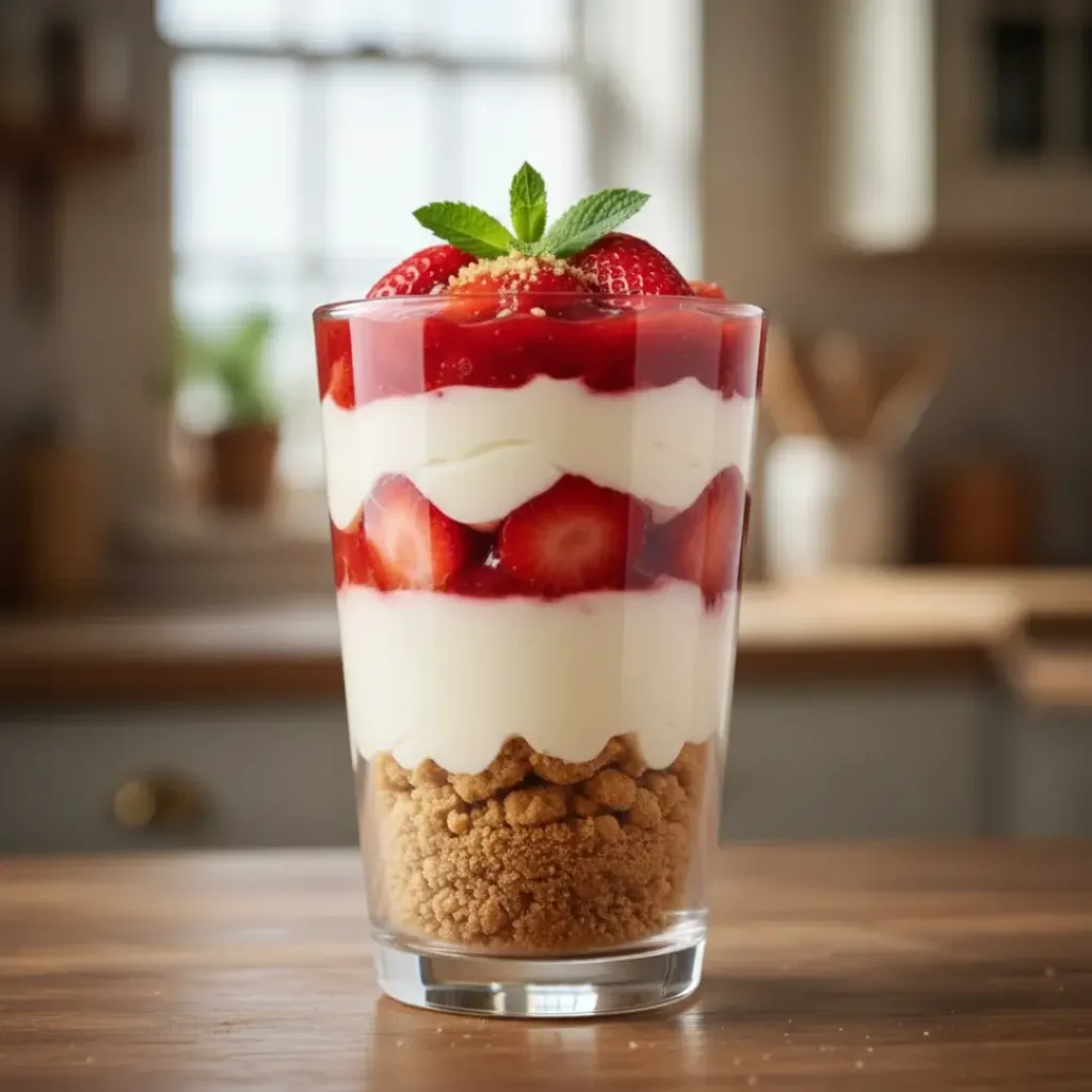 Trifle de Frutas Vermelhas