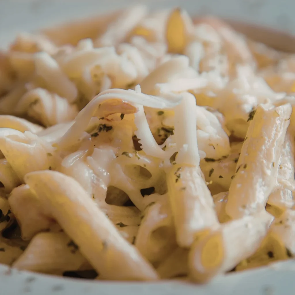 Macarrão com Creme de Batatas